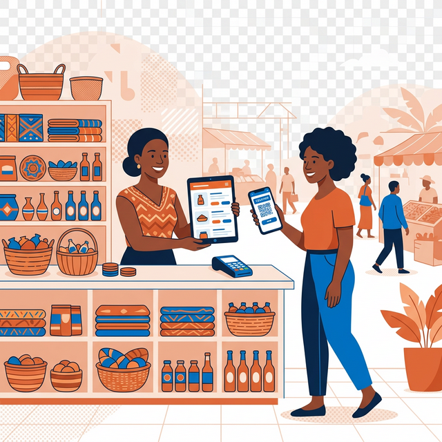 Marketplace voucher redemption illustration